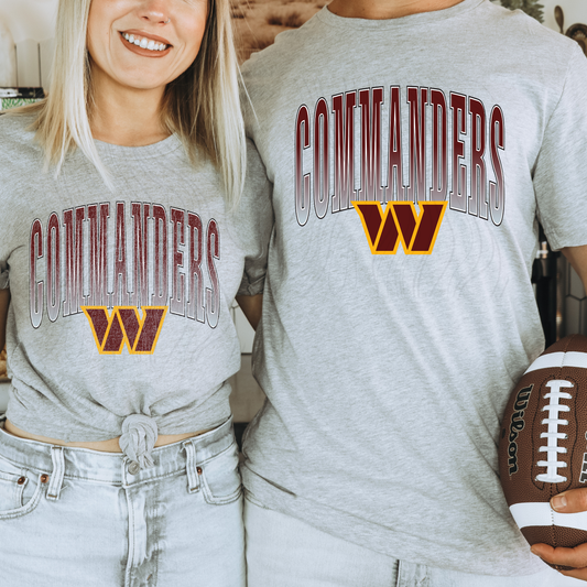 Commander Huge Football Tall Transfer