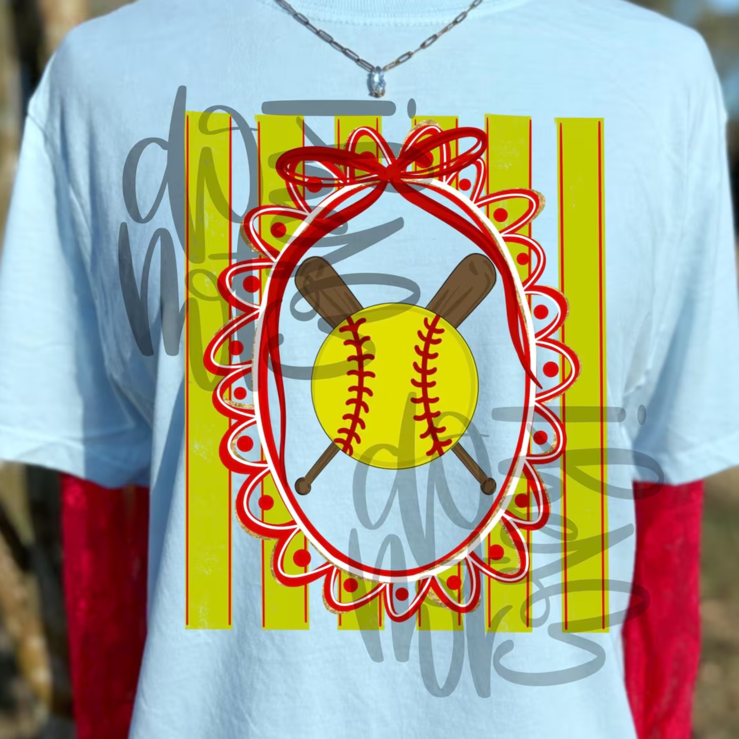 Ball Portrait Stripes Transfer **SOLD SEPARATELY**