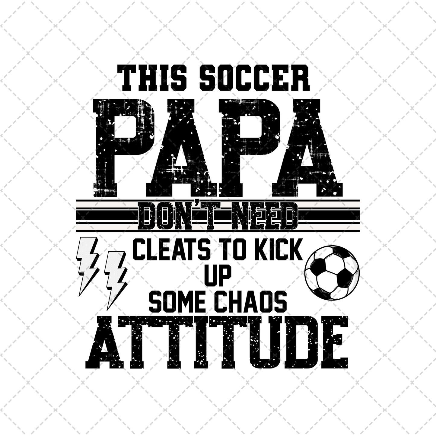 This Soccer Papa Transfer ** TWO PART* SOLD SEPARATELY**
