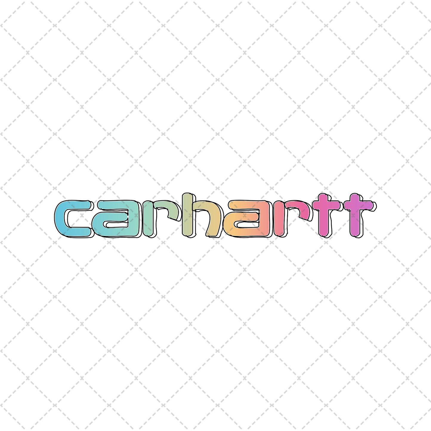 Car Colorful Transfer ** TWO PART* SOLD SEPARATELY**