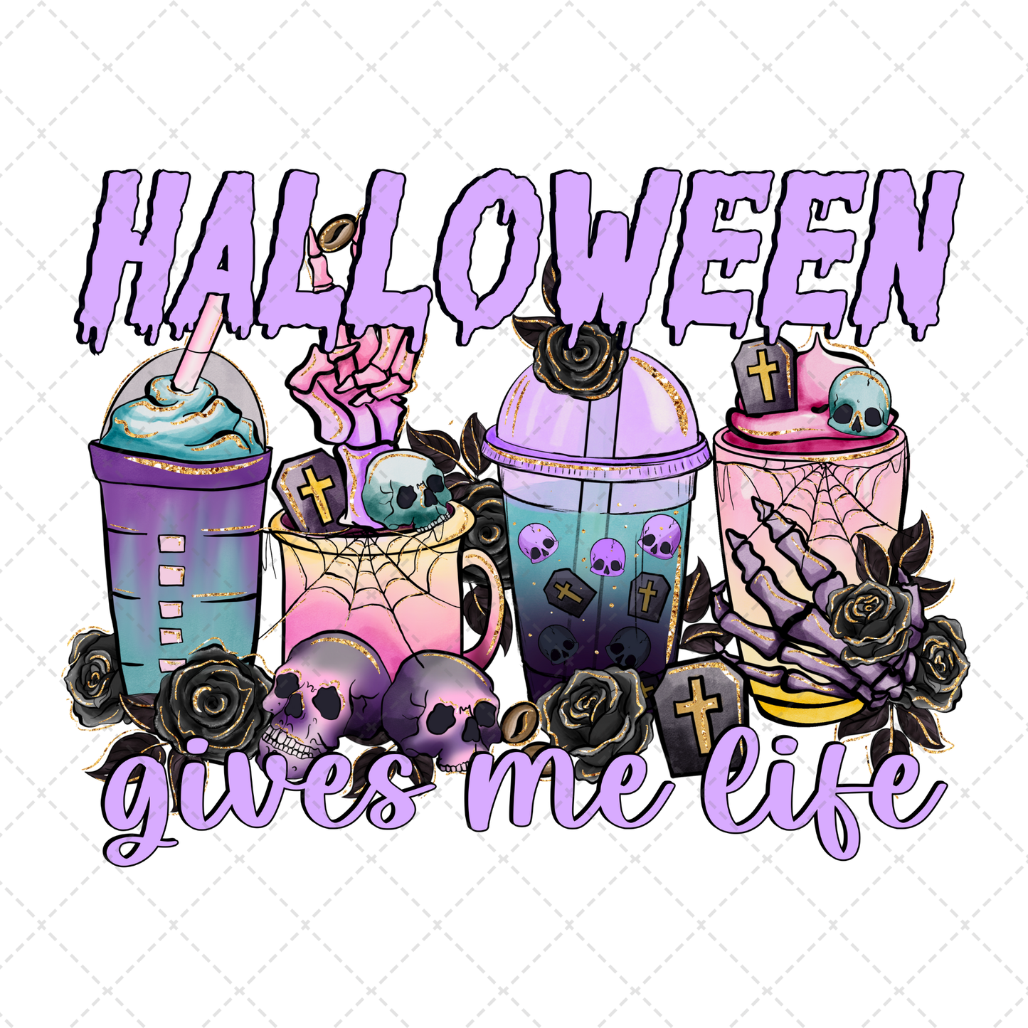 Halloween Gives Me Life Transfer