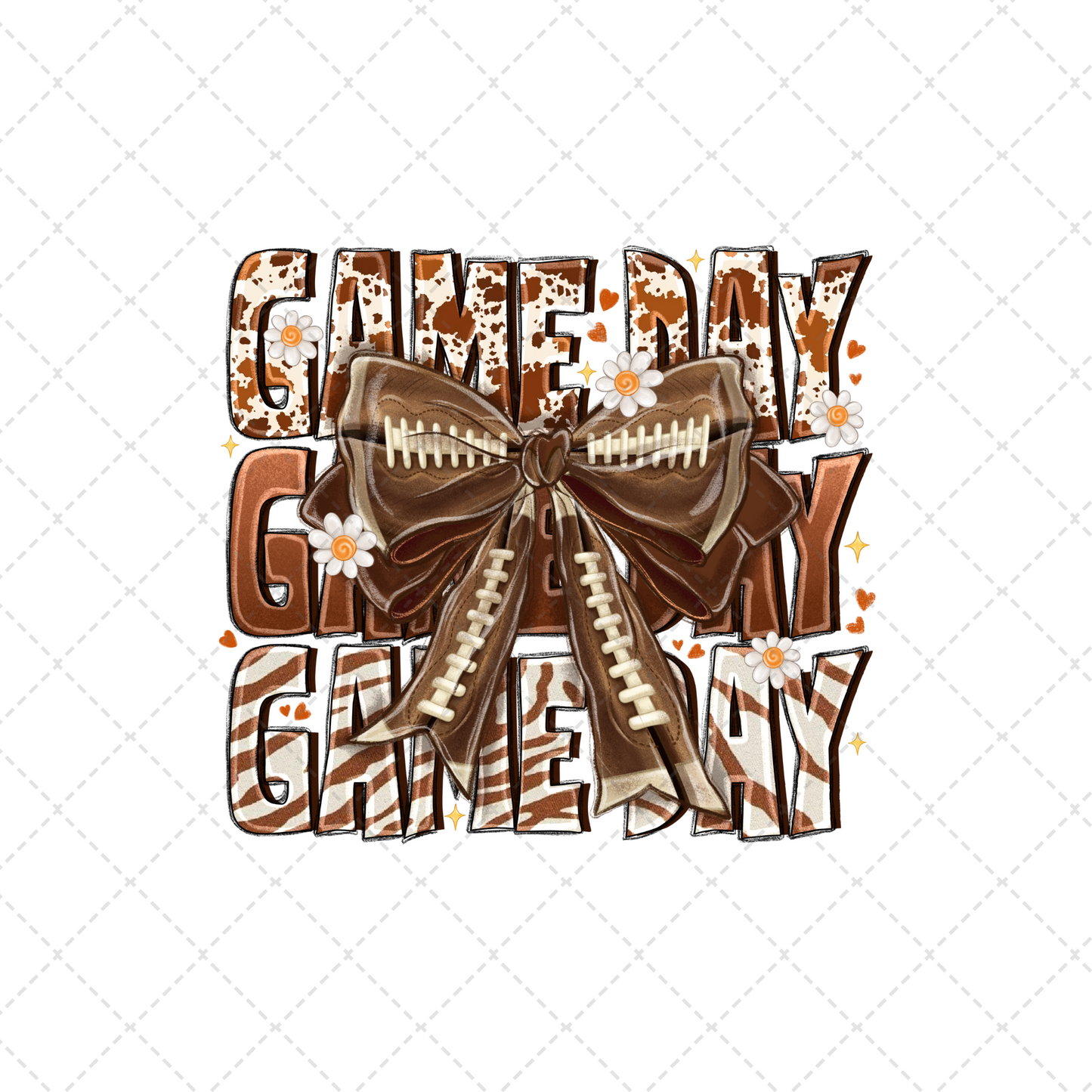 Gameday Football Coquette Transfer