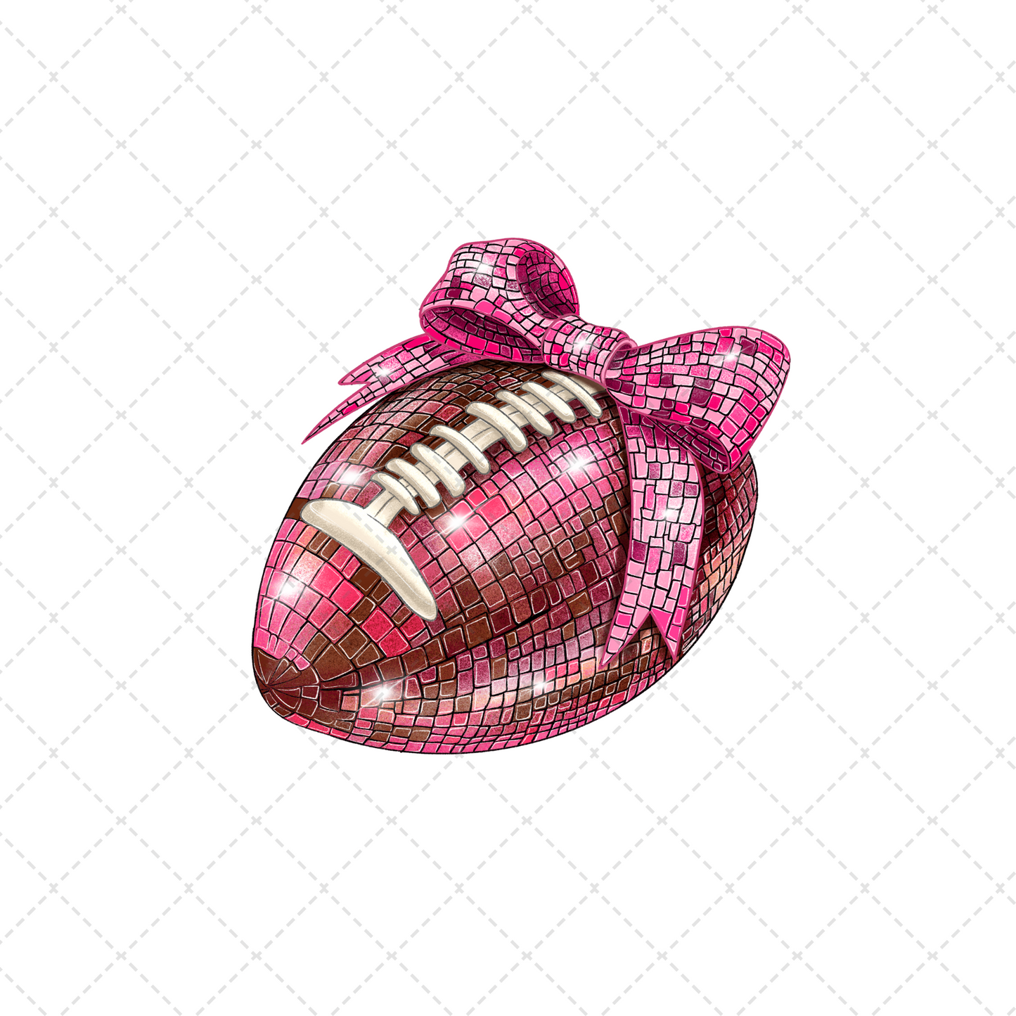 Disco Pink Football Transfer