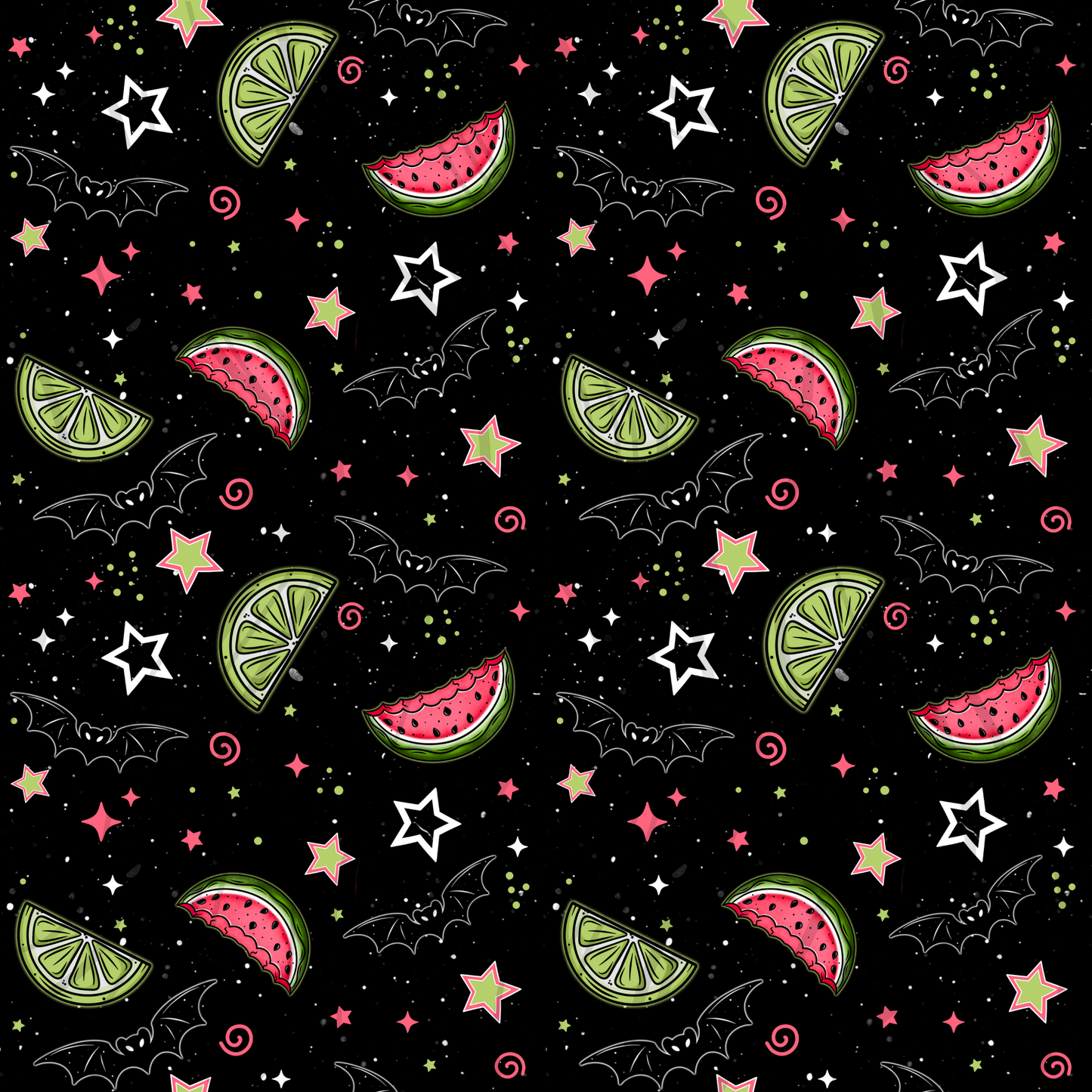Star Watermelon Seamless