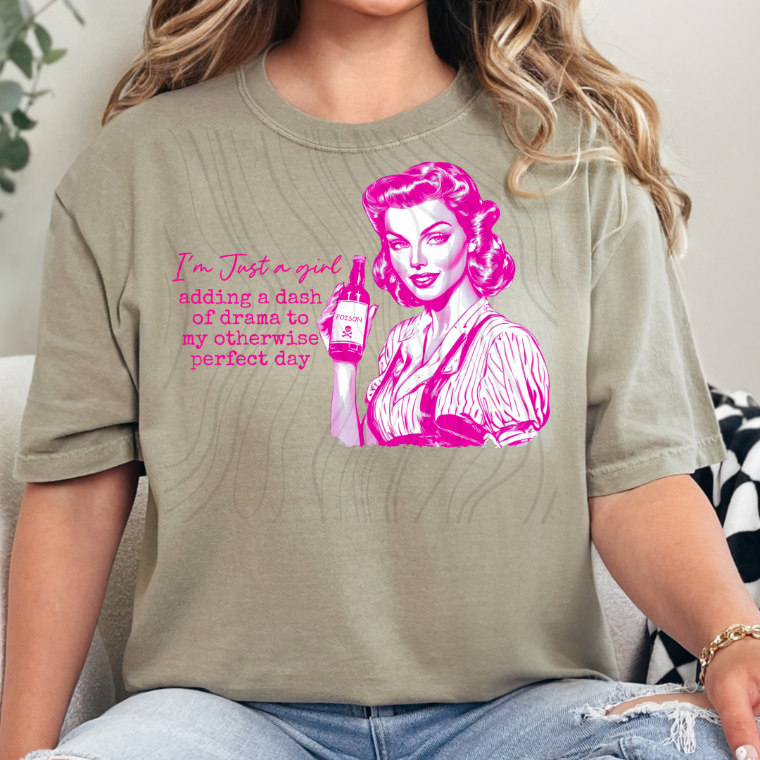 Just A Girl Adding Drama Transfer