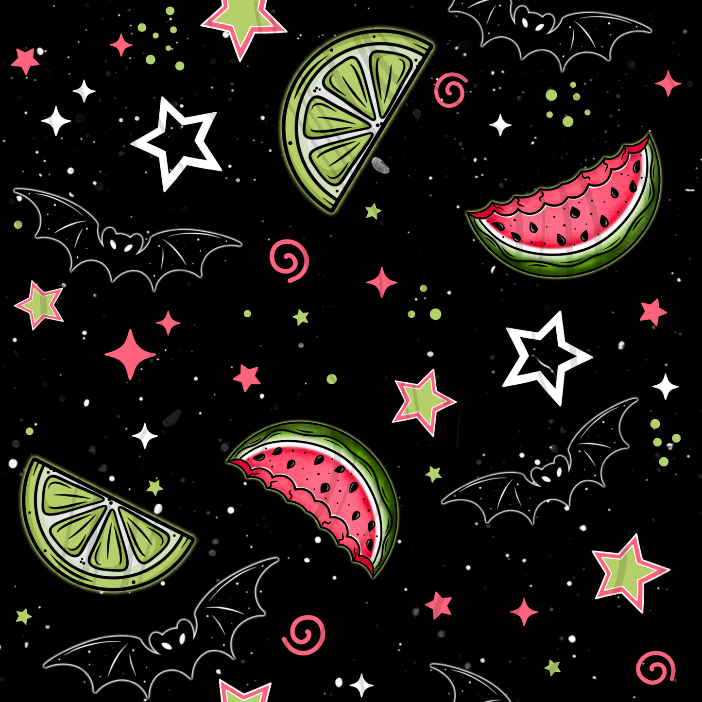 Star Watermelon Seamless