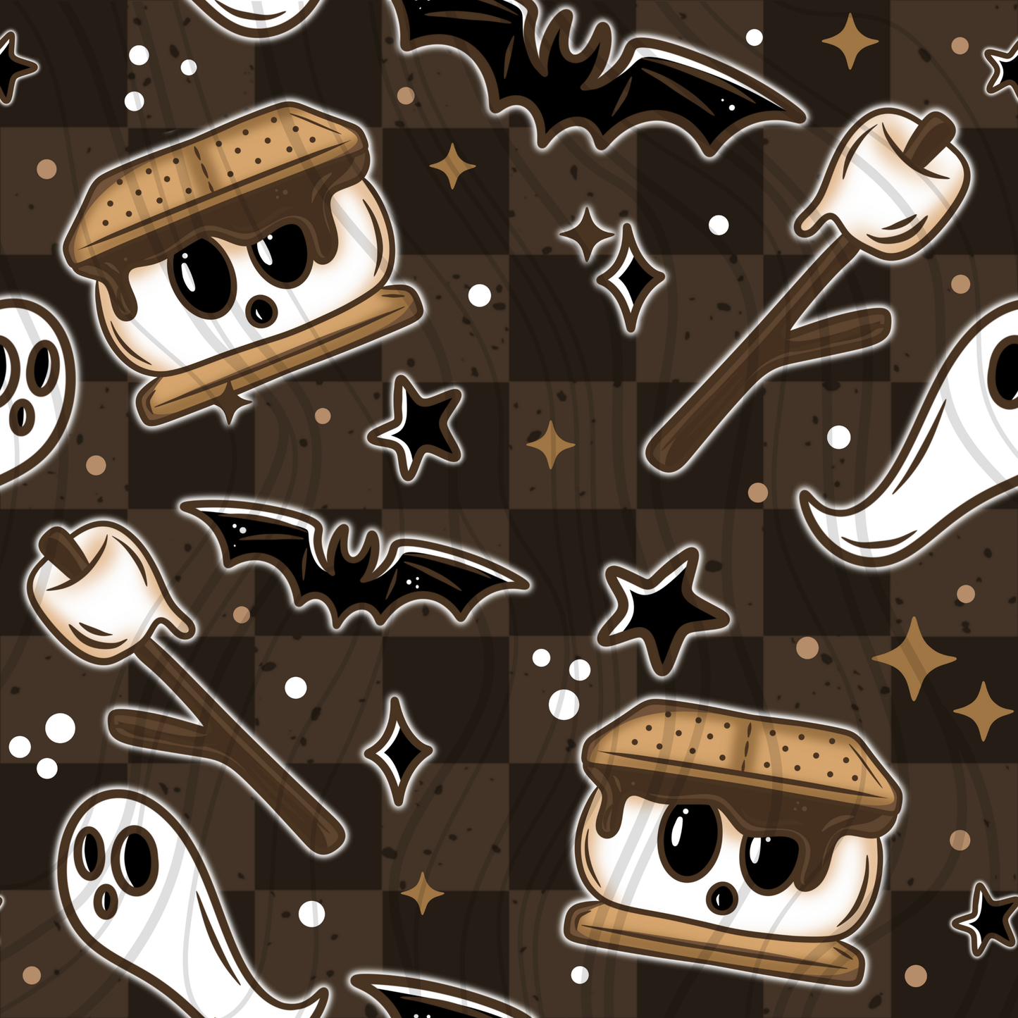 Spooky Smores Seamless