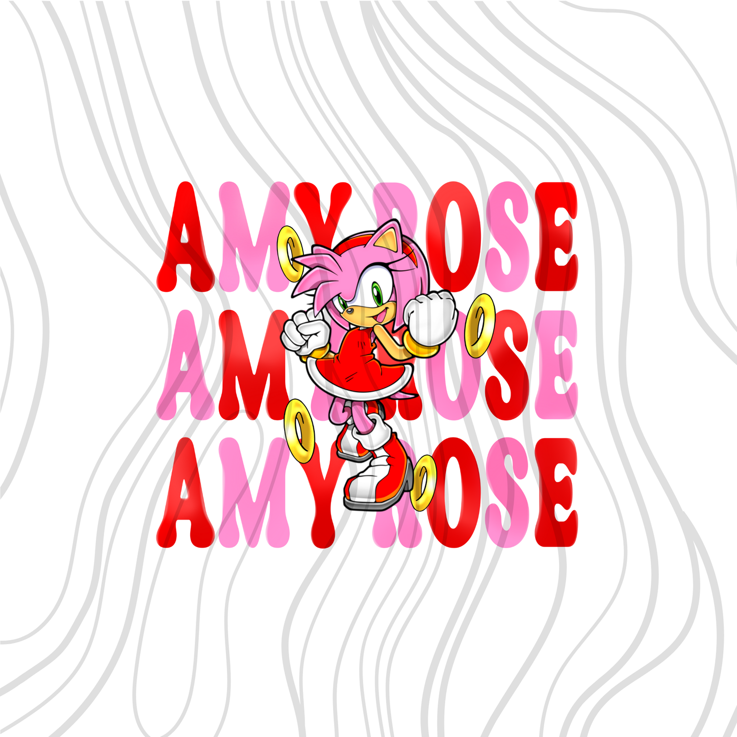 Stacked Amy Rose Transfer
