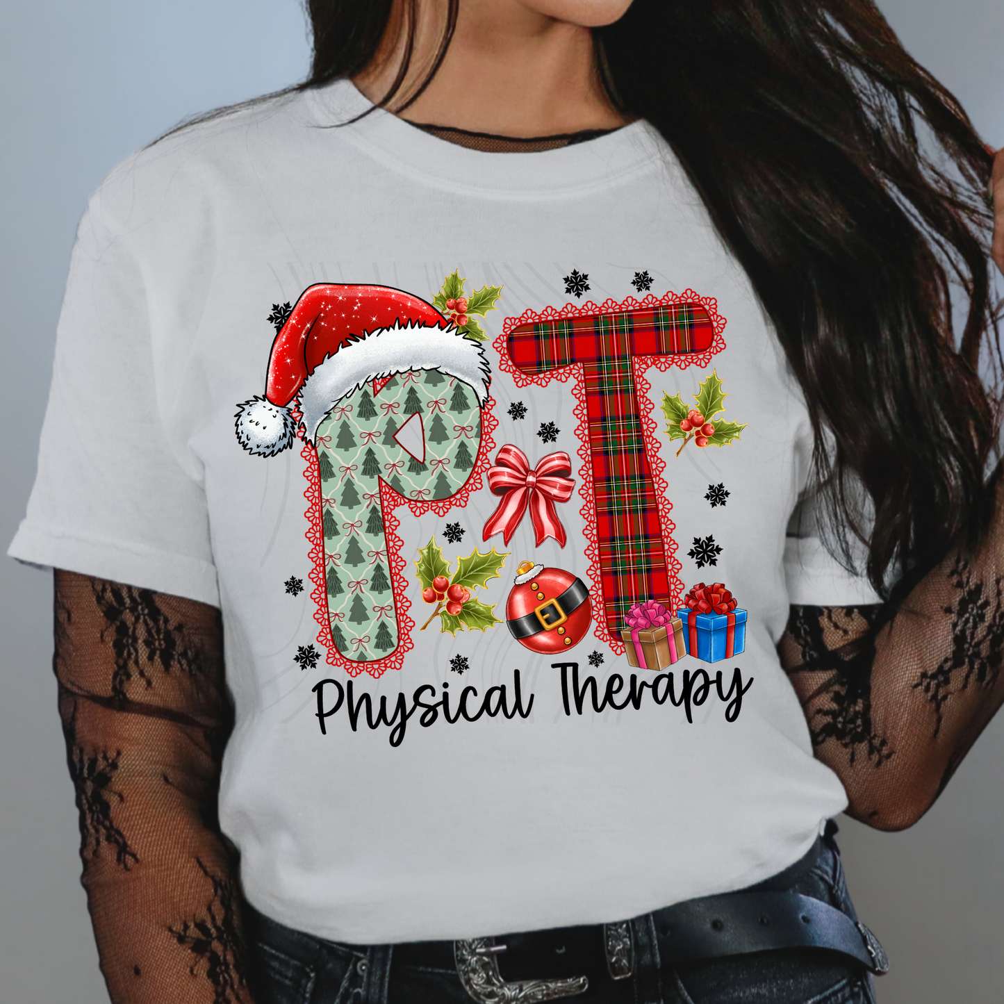 Physical Therapist Christmas Transfer**SOLD SEPARATLEY**