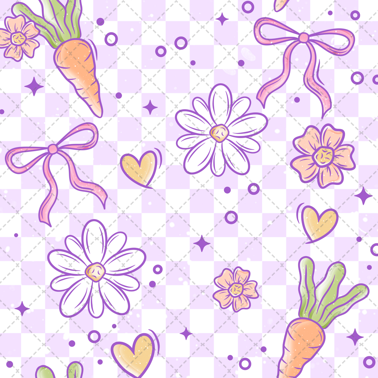 Easter Coquette Seamless Transfer