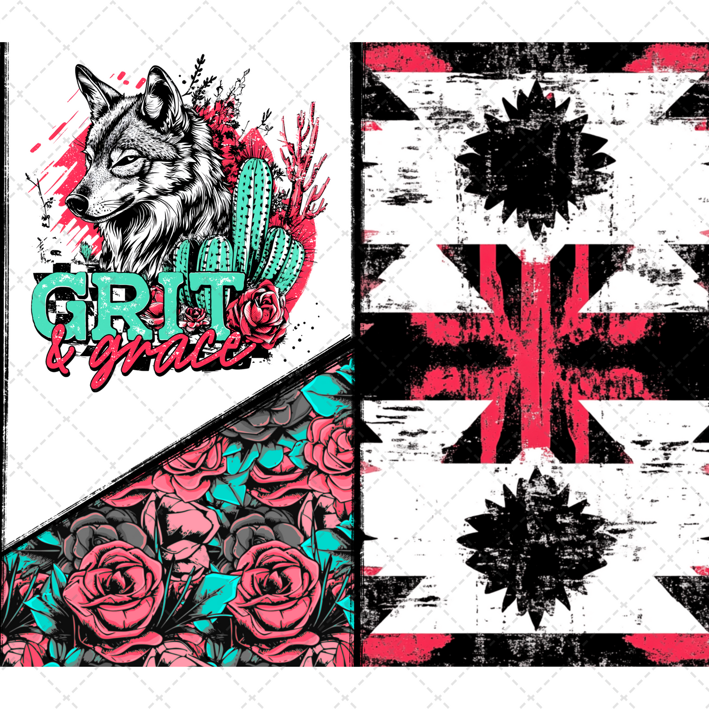 Grit And Grace Tumbler Transfer