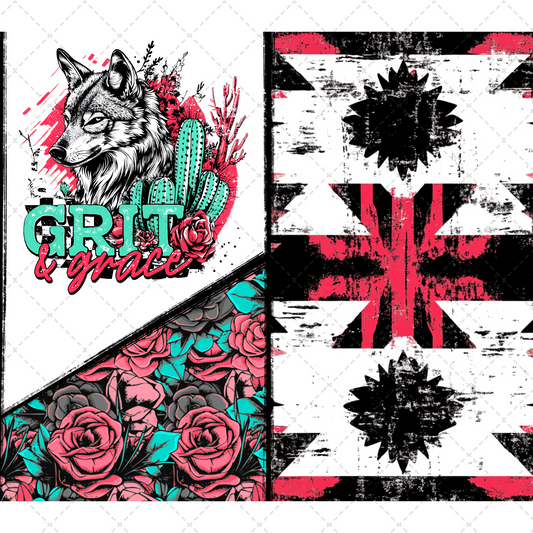 Grit And Grace Tumbler Transfer