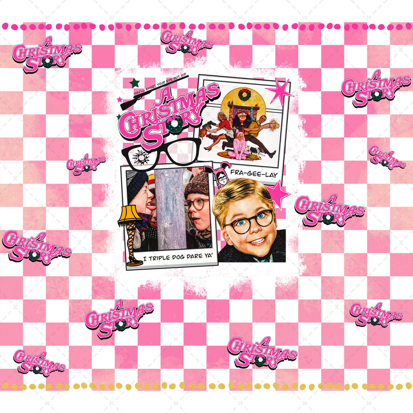 A Christmas Story Tumbler Wrap