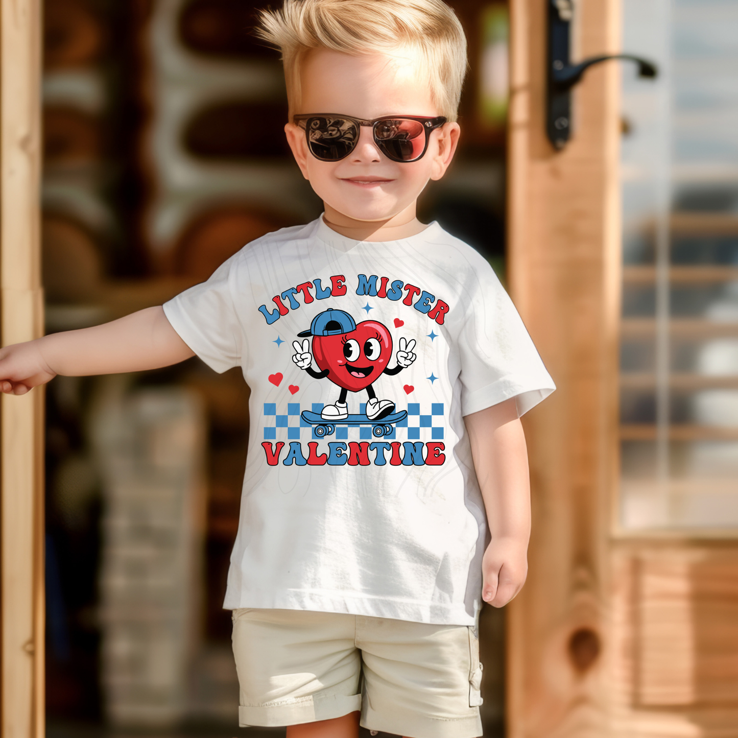 Little Mister Valentine Heart Transfer