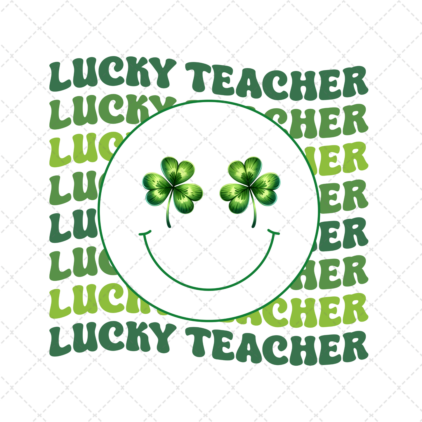 Lucky Teacher Wavy Transfer