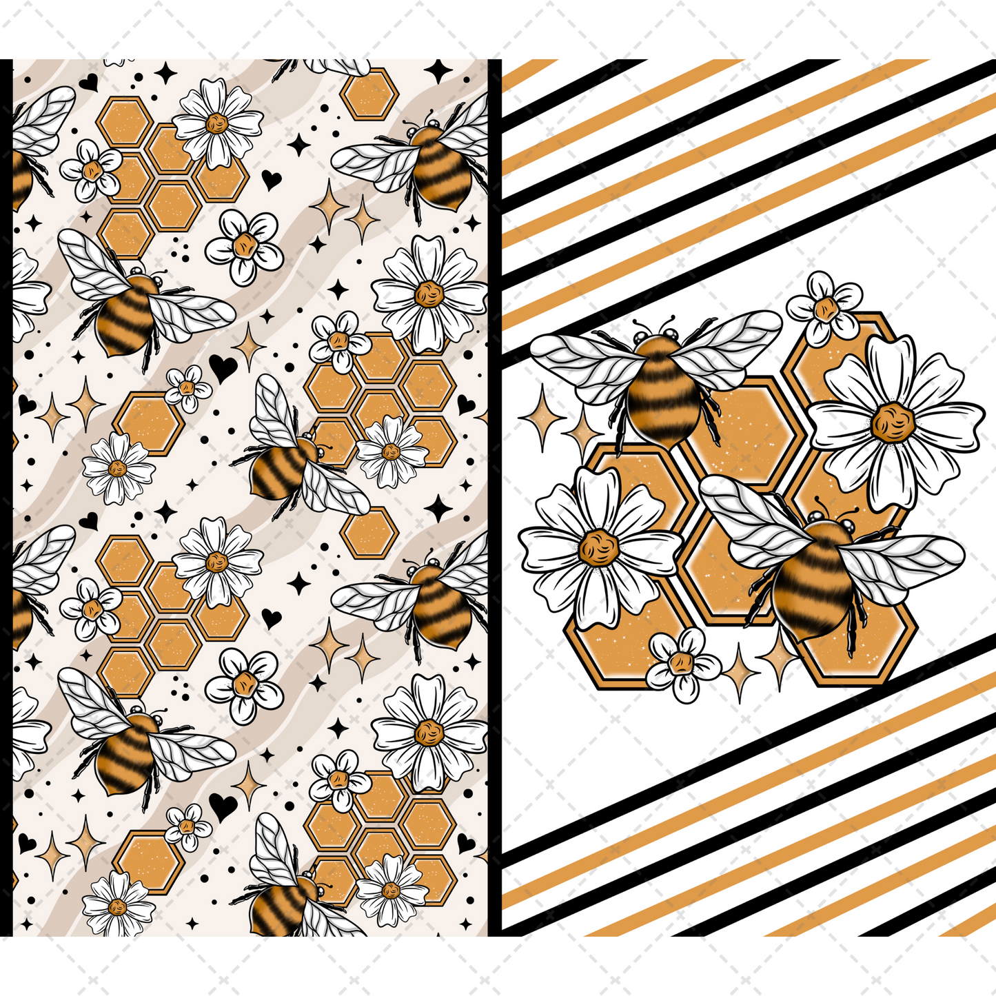 Bees - Sublimation Transfer