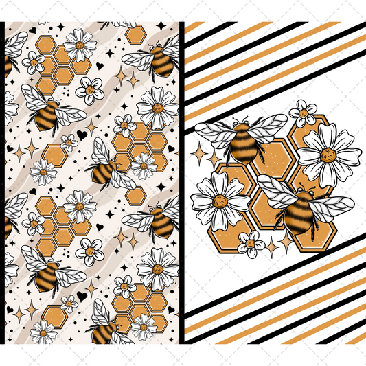 Bees Tumbler Transfer