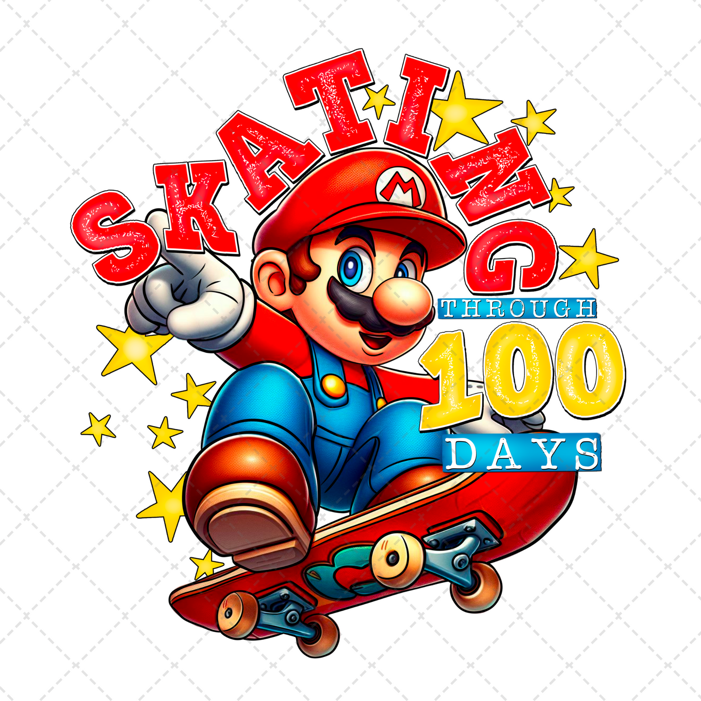 Skating Through 100 Days Transfer