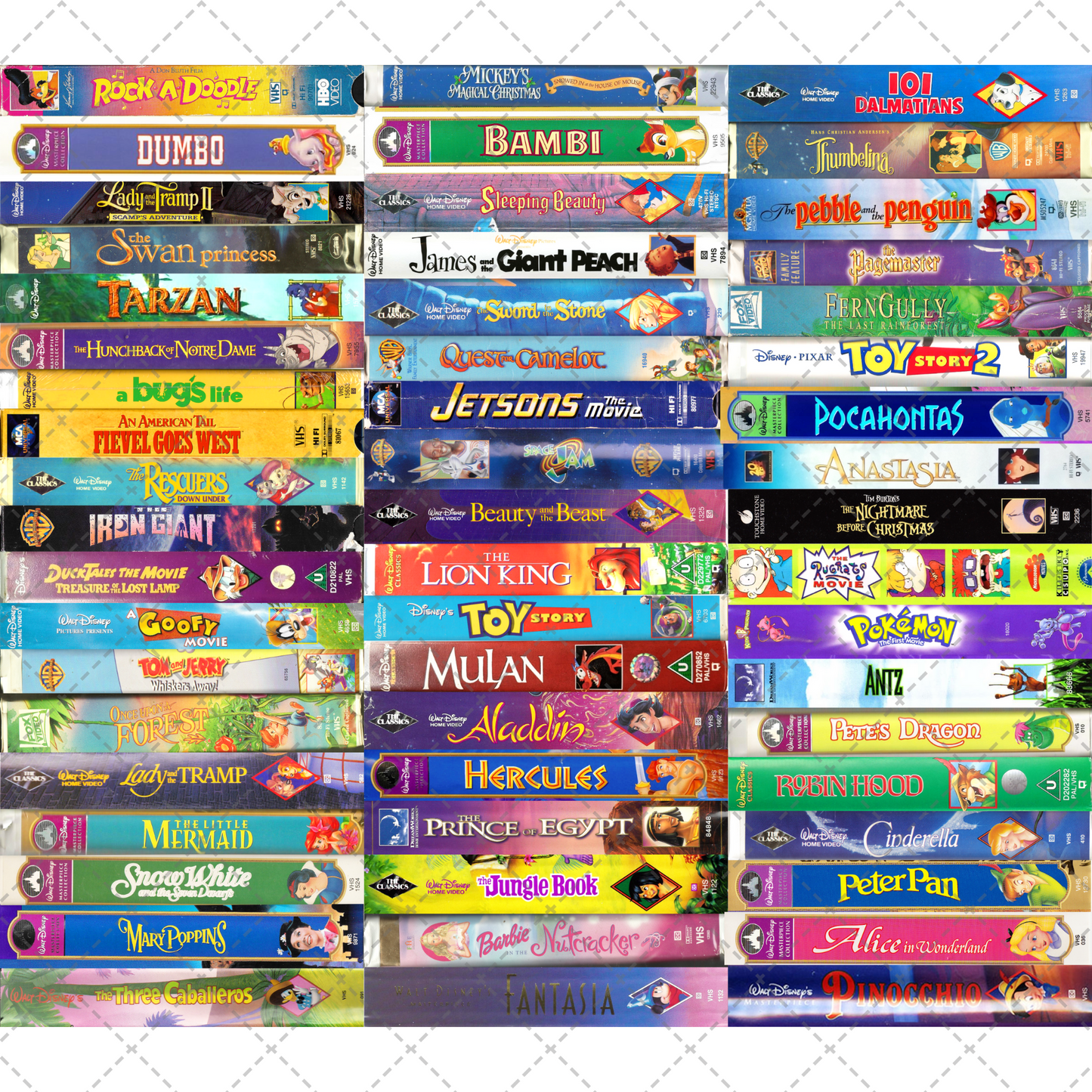 90s VHS Movies Tumbler Wrap