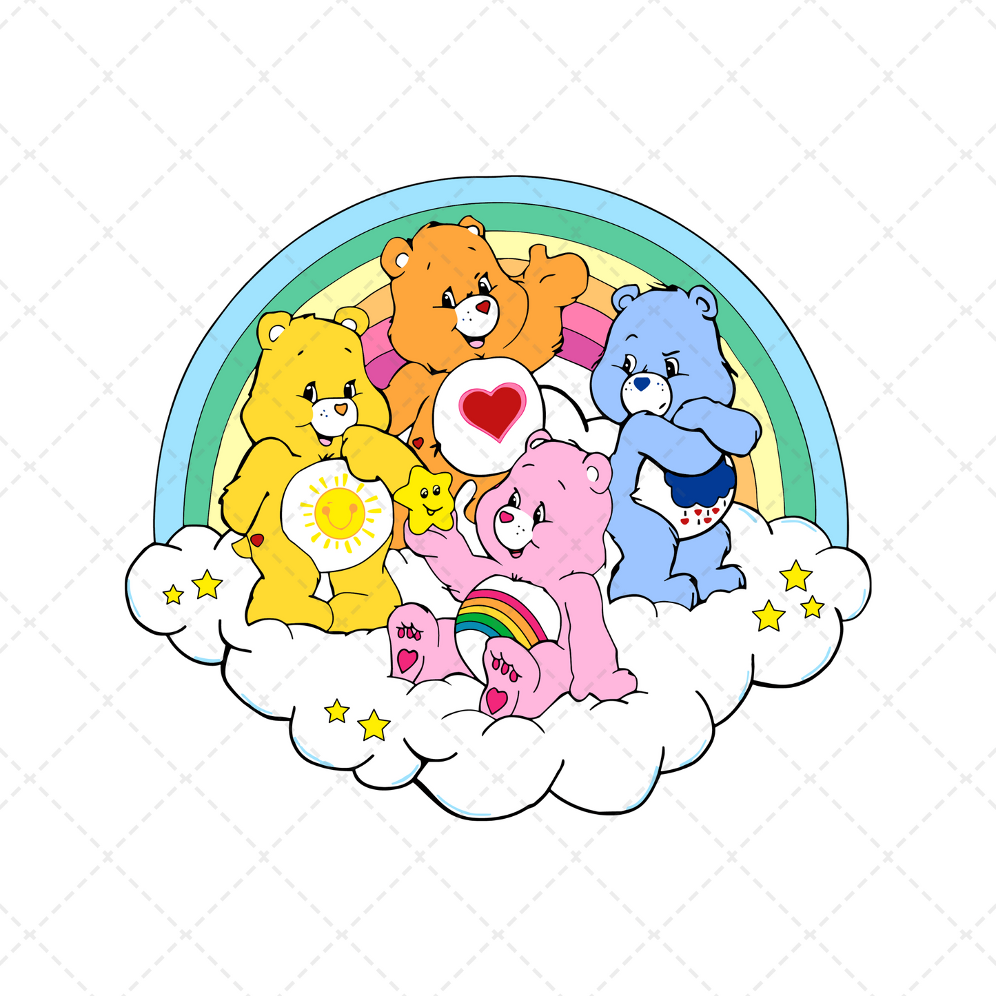 Sweet Bears Rainbow Transfer