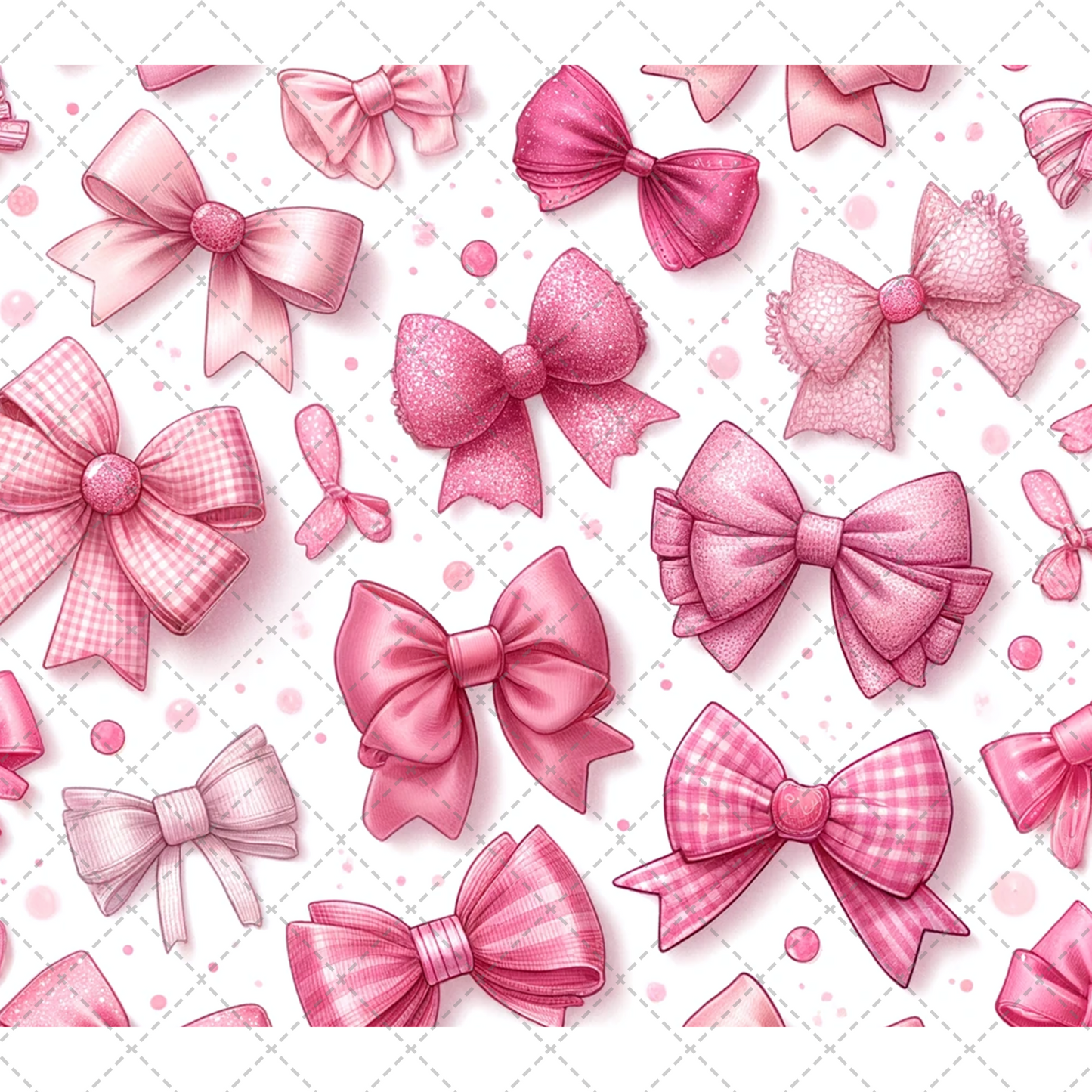 Pink Bows Tumbler Wrap