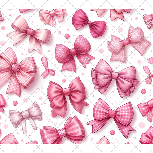 Pink Bows Tumbler Wrap