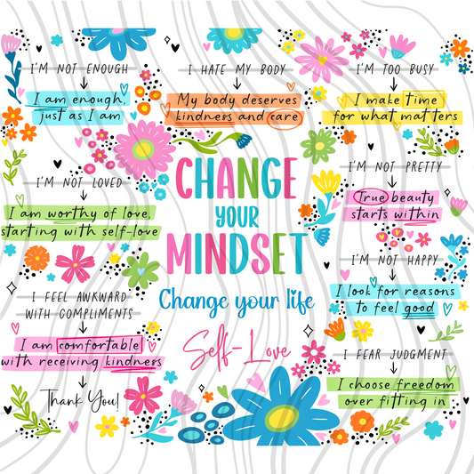 Change Your Mindset Tumbler Wrap