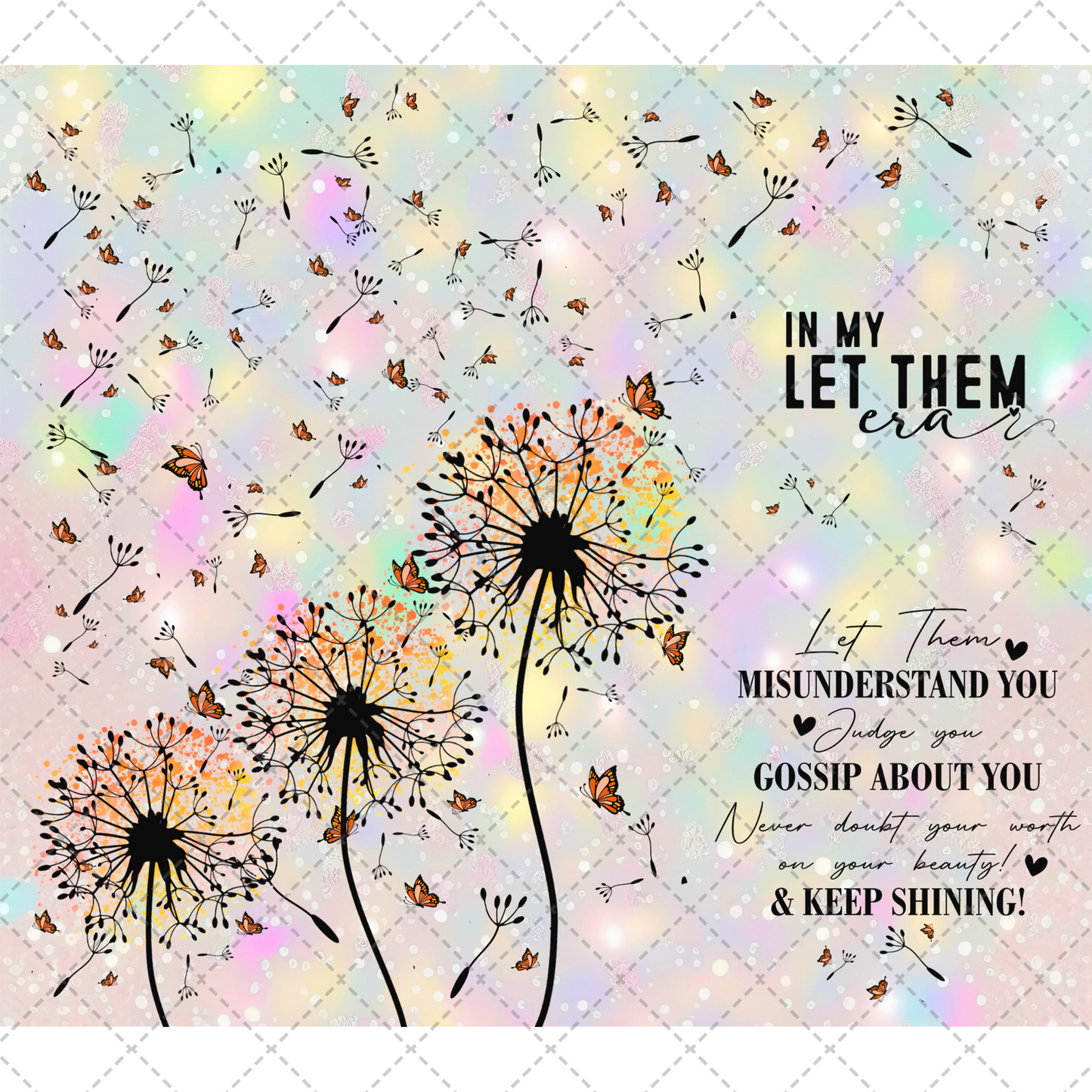 Let Them Era Tumbler Wrap