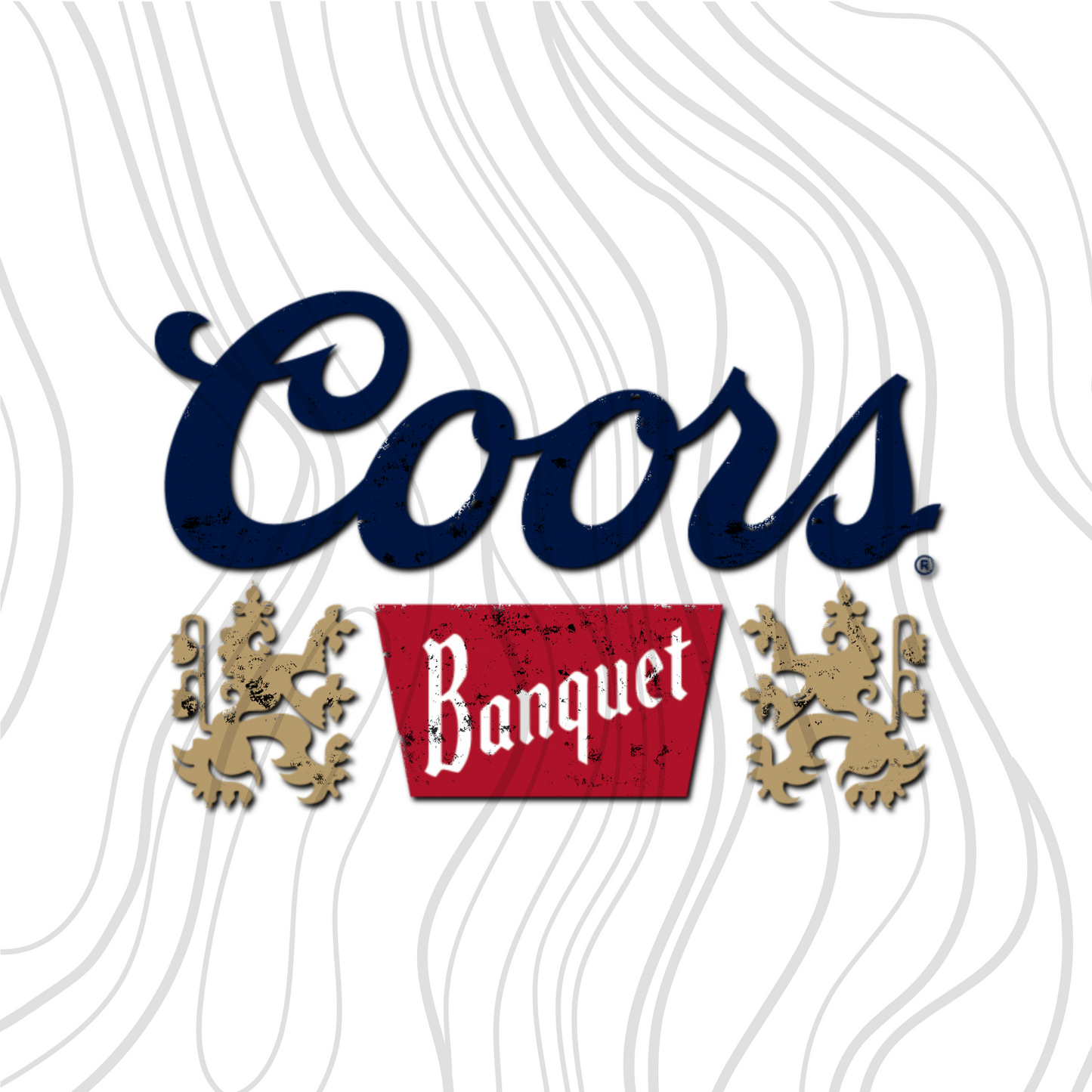 Coors Banquet Gulf Of America Transfer ** TWO PART* SOLD SEPARATELY**