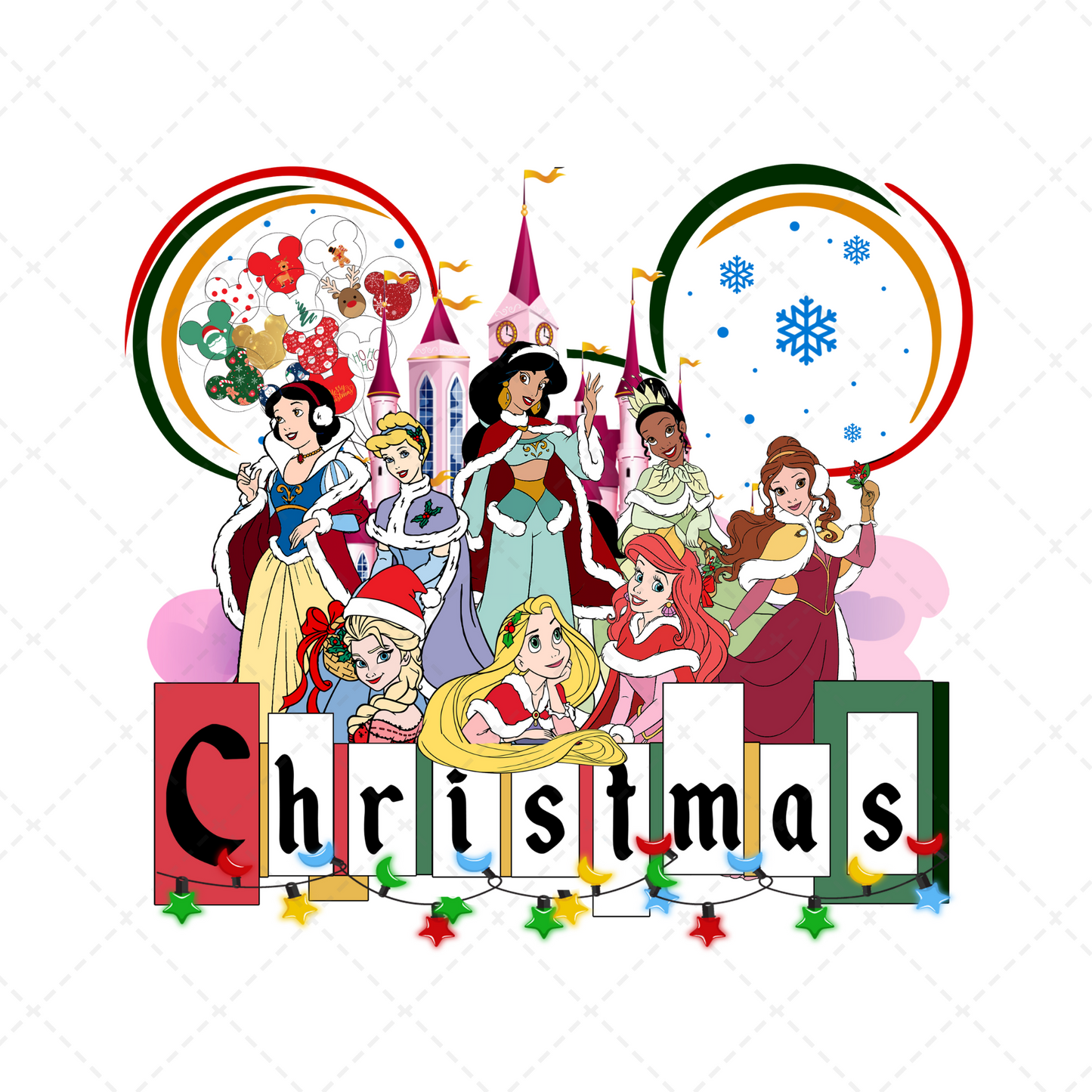 Princess Christmas Transfer