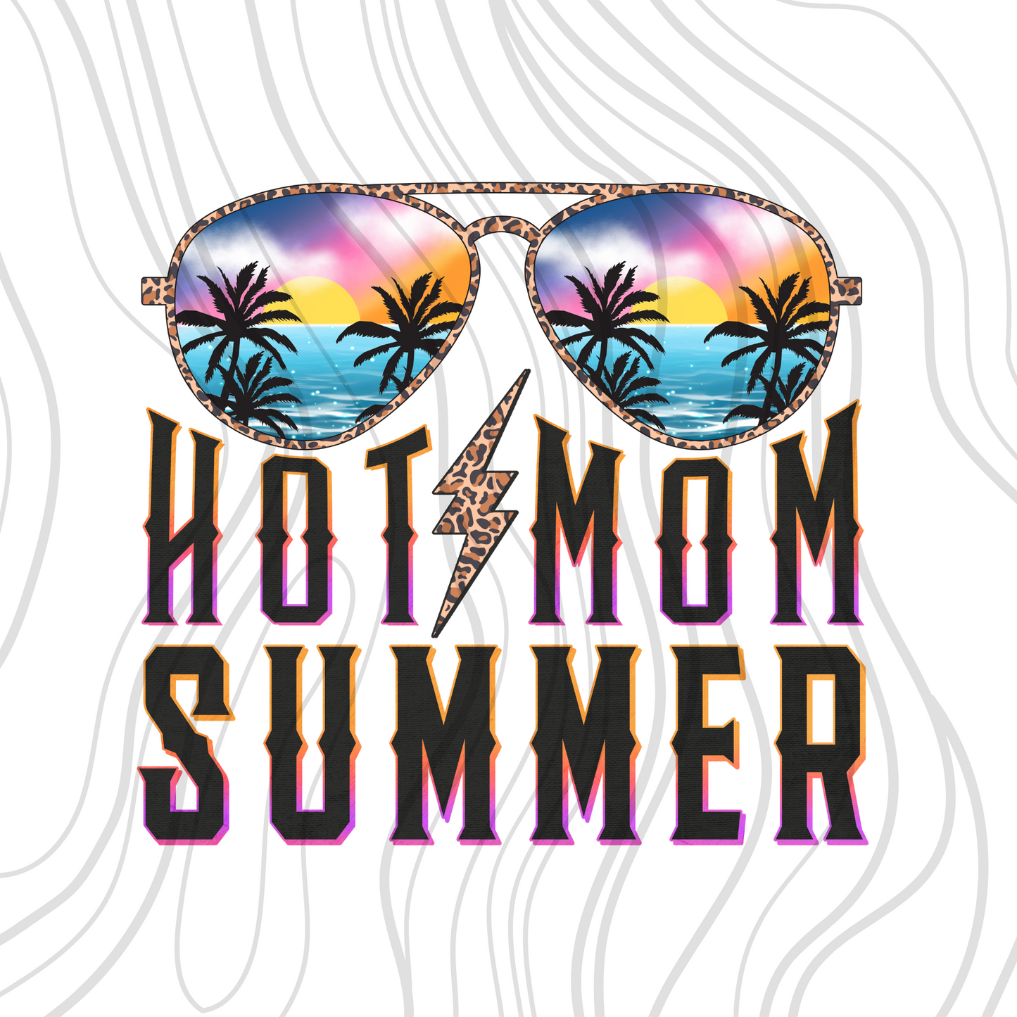Hot Mom Summer Beach Transfer