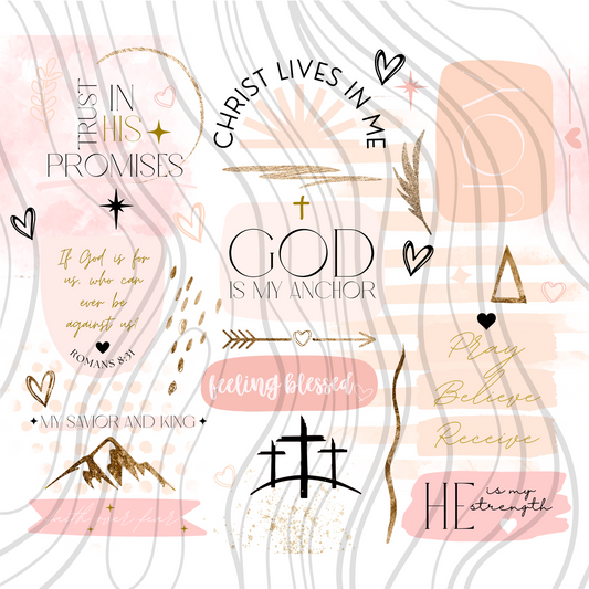 God Is My Anchor Tumbler Wrap