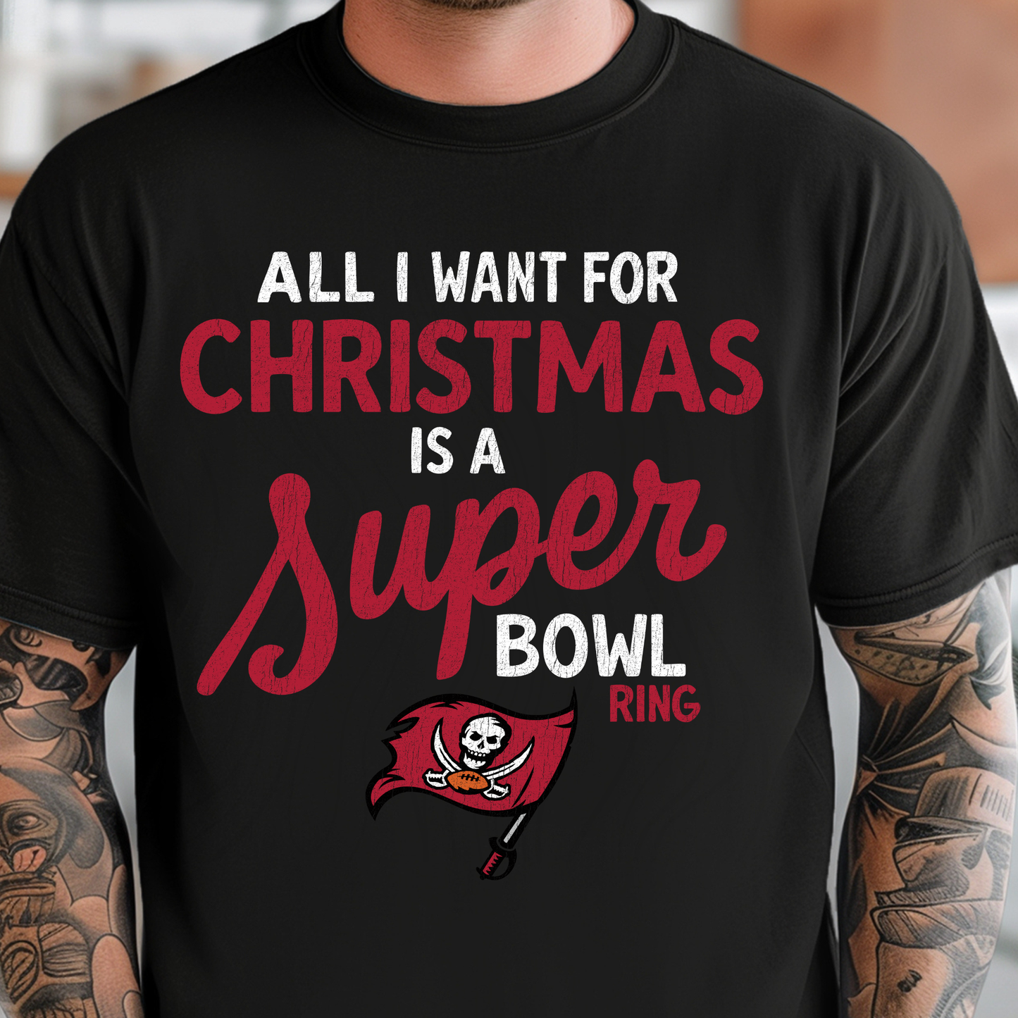 Christmas Super Bowl TBB Transfer**SOLD SEPARATELY**