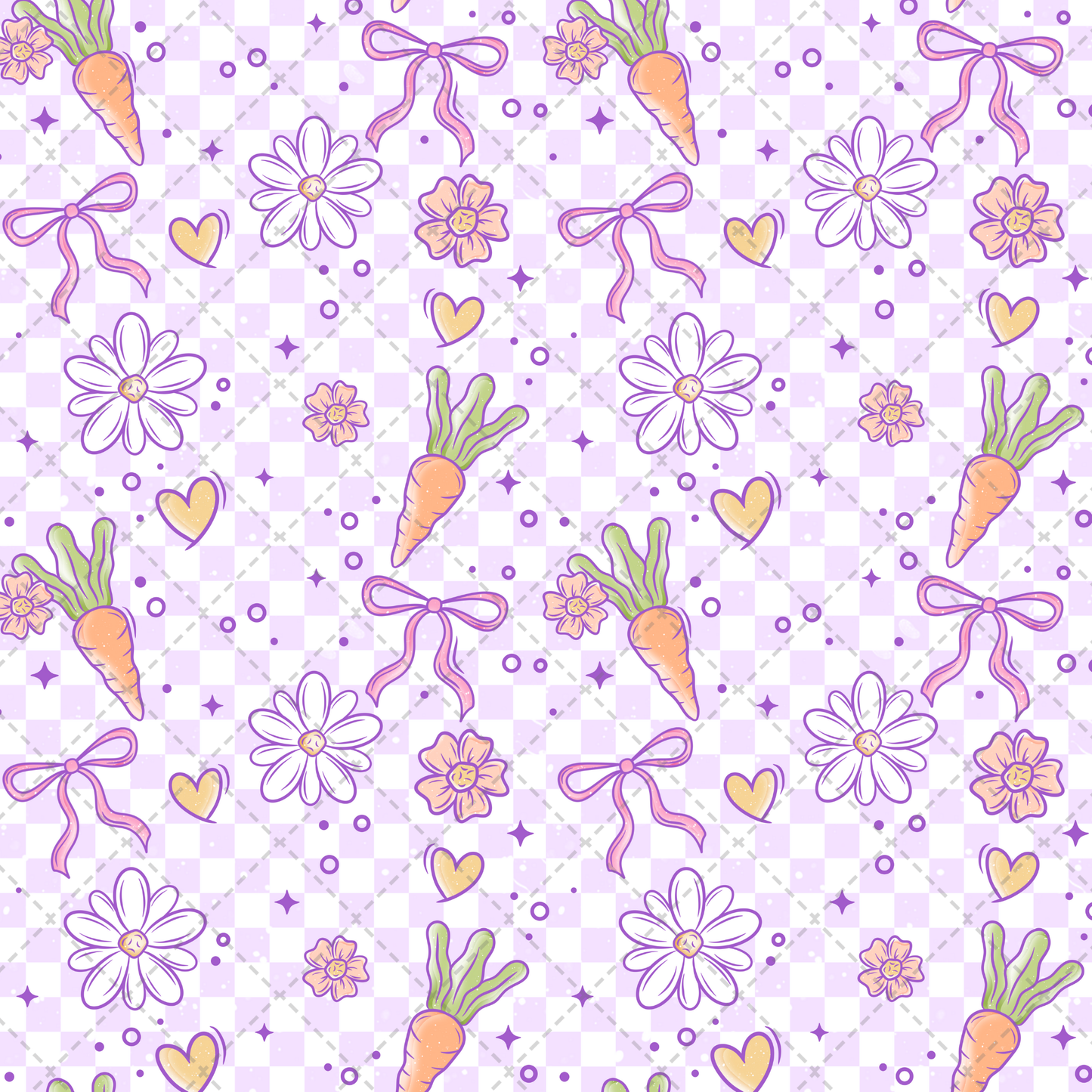 Easter Coquette Seamless Transfer