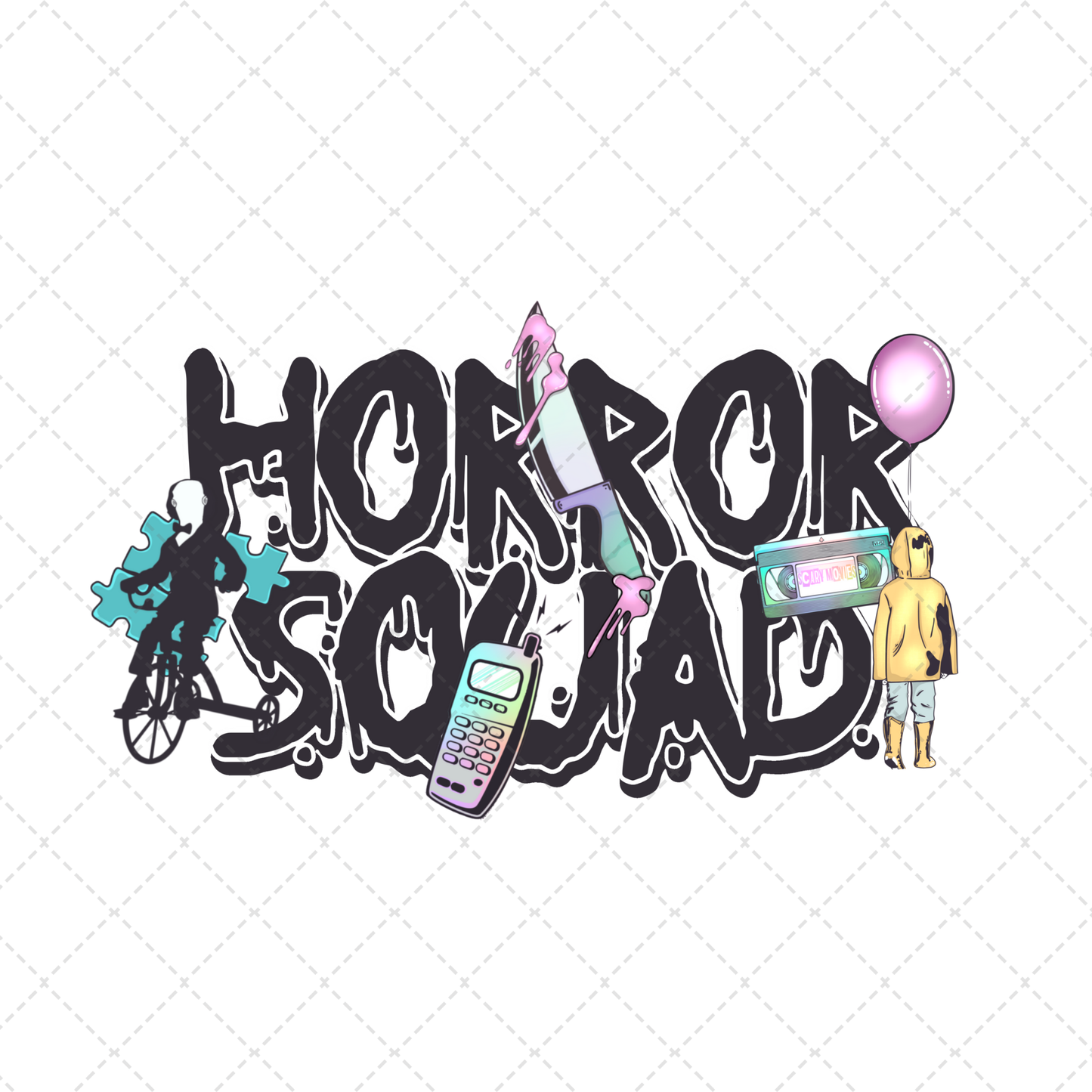 Horror Squad Transfer ** TWO PART* SOLD SEPARATELY**