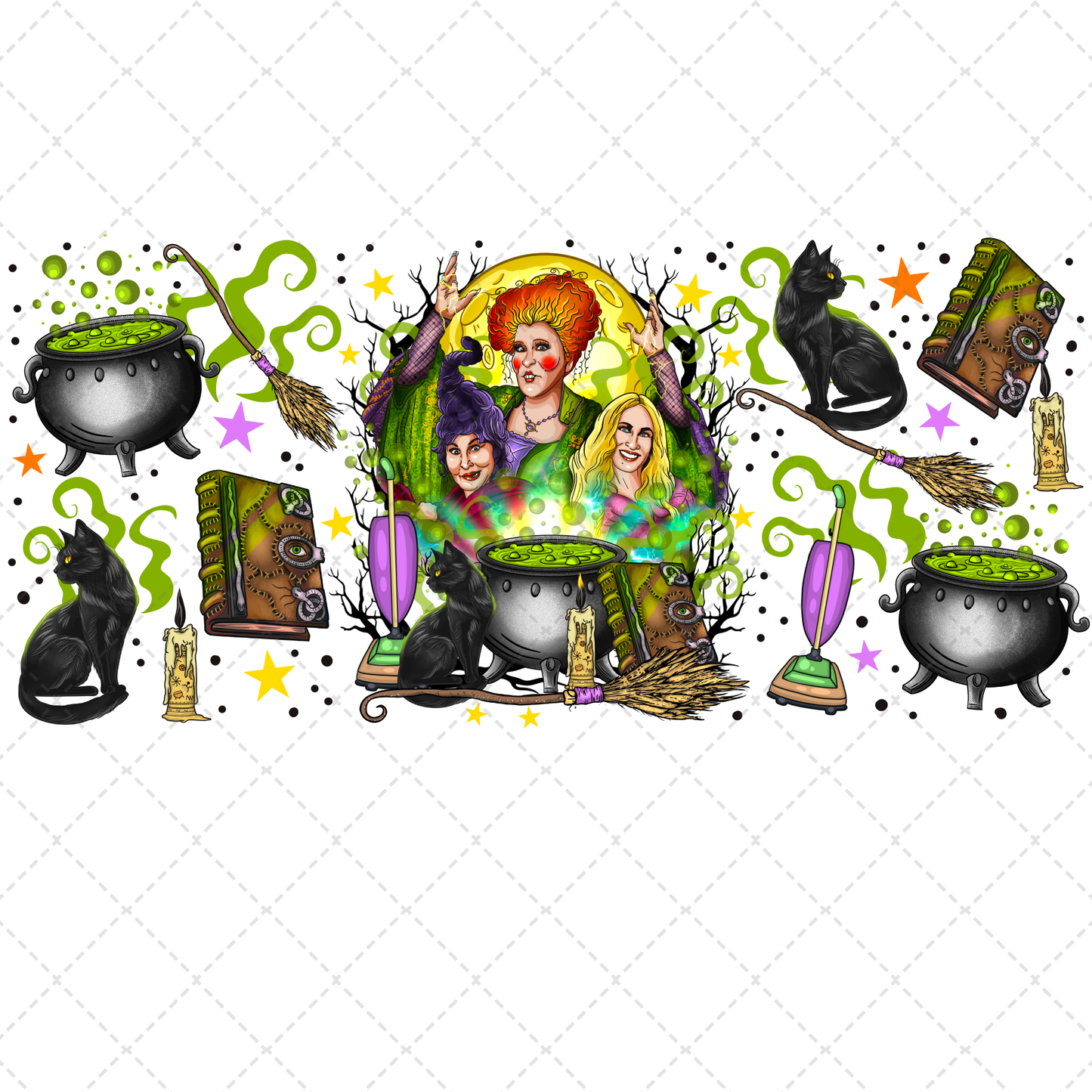 Witches Is Our Back 16oz Libbey Wrap