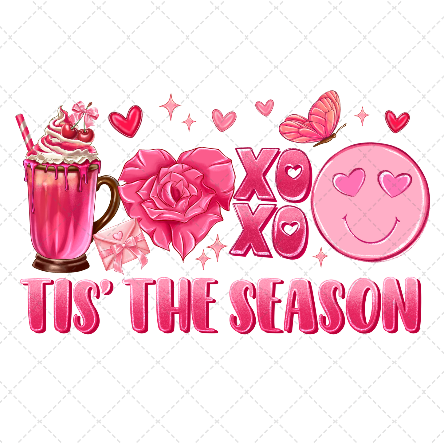 Tis The Season Valentine Transfer