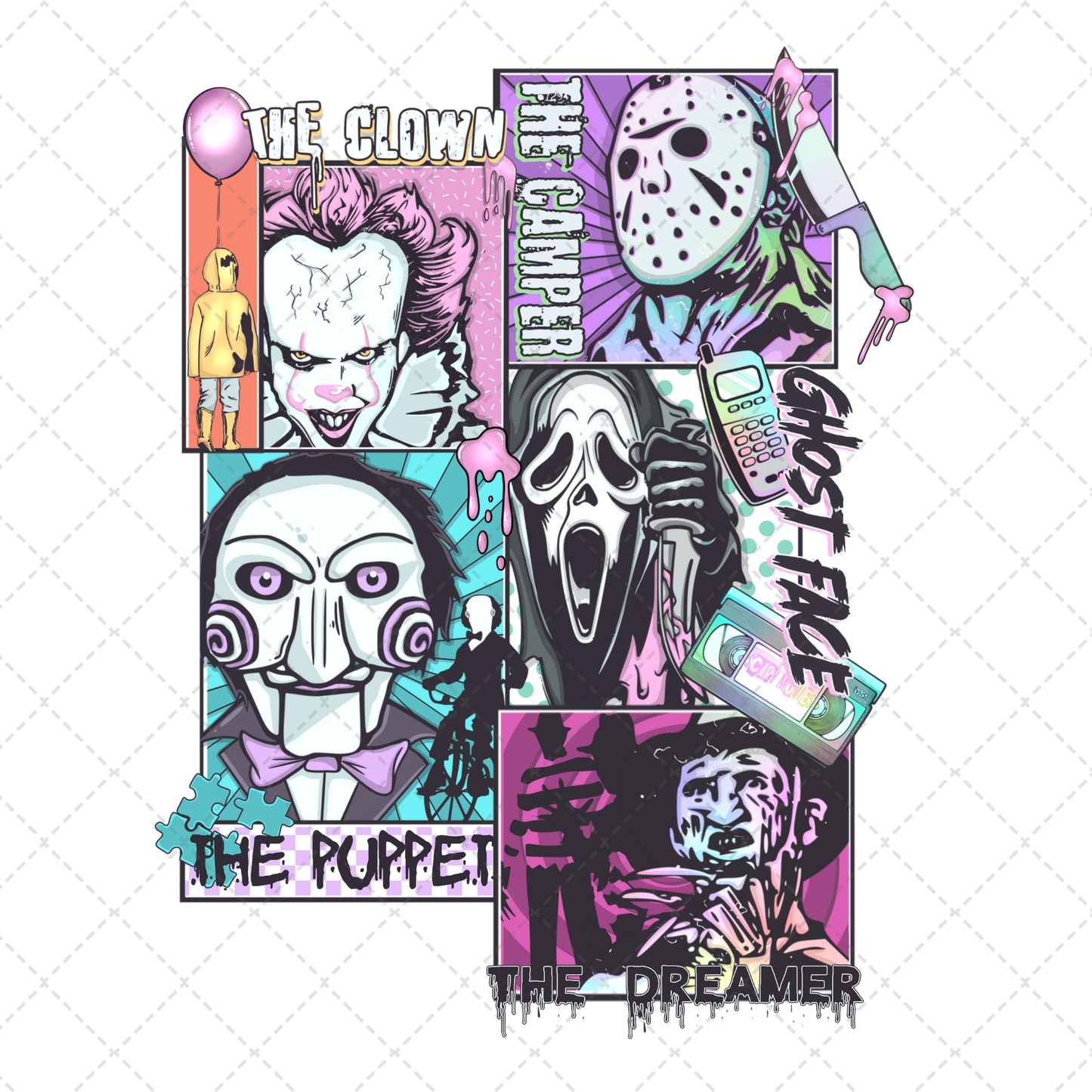 Horror Squad Transfer ** TWO PART* SOLD SEPARATELY**