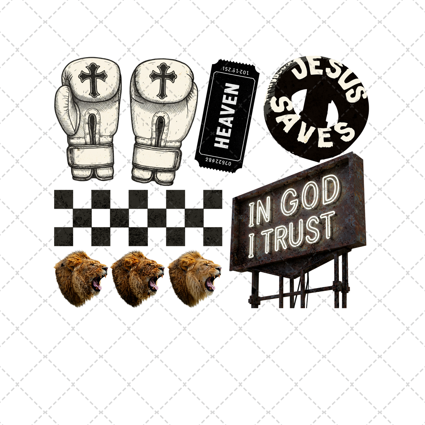 Heaven Collage Transfer