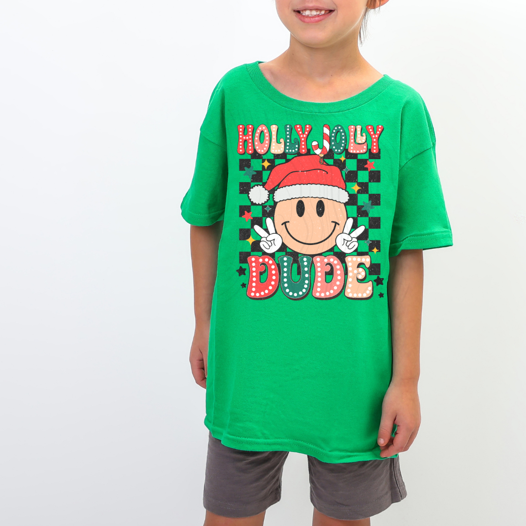 Holly Jolly Dude Transfer