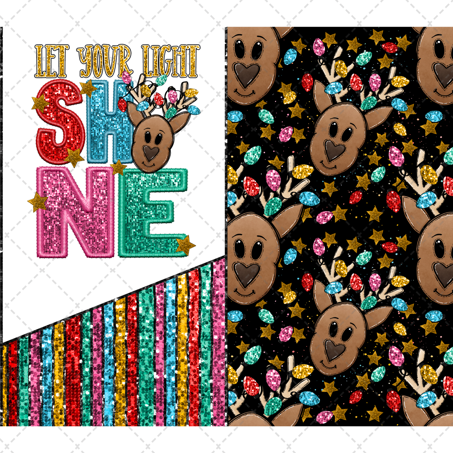 Let Your Light Shine Tumbler Transfer