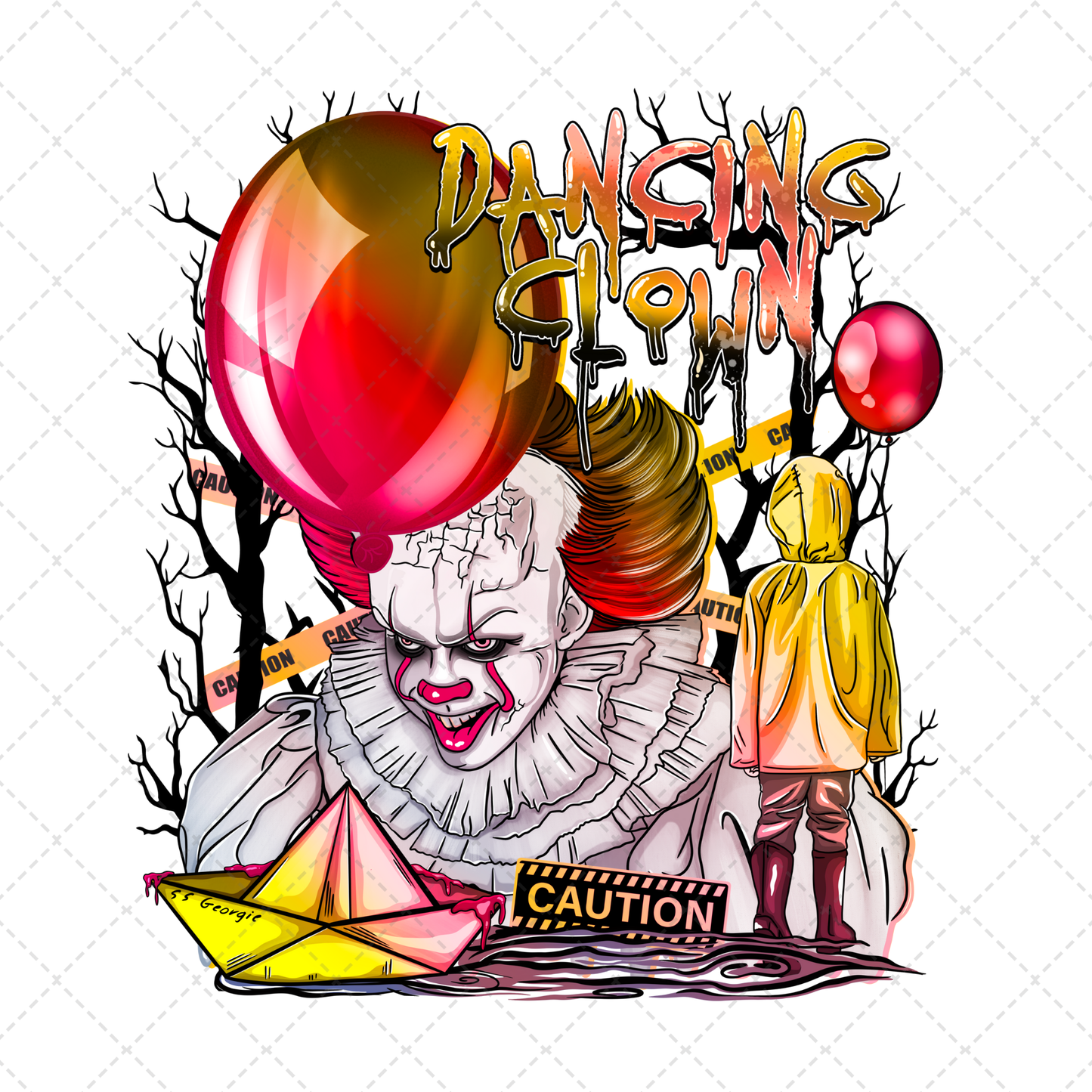 Dancing Clown Transfer