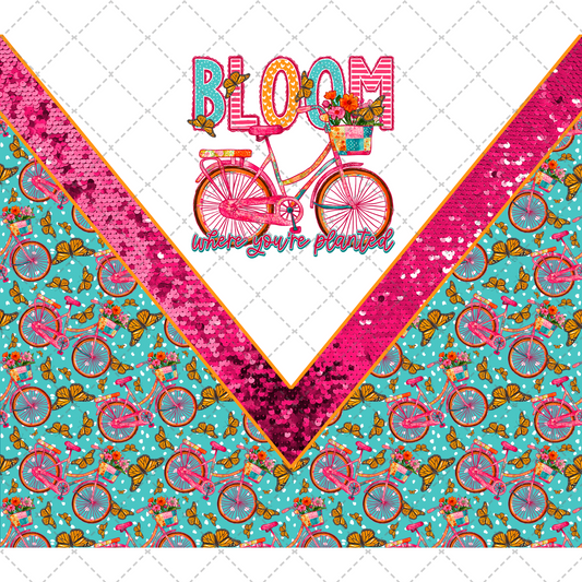 Bloom Where You're Planted Tumbler Wrap