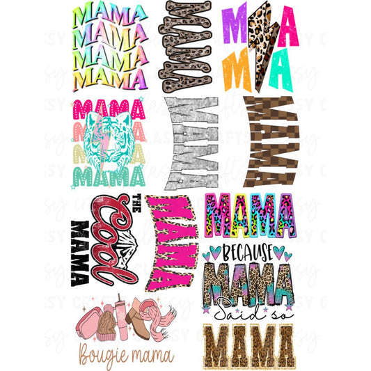 Mama 2 -  30x48 - PRE MADE GANG SHEET