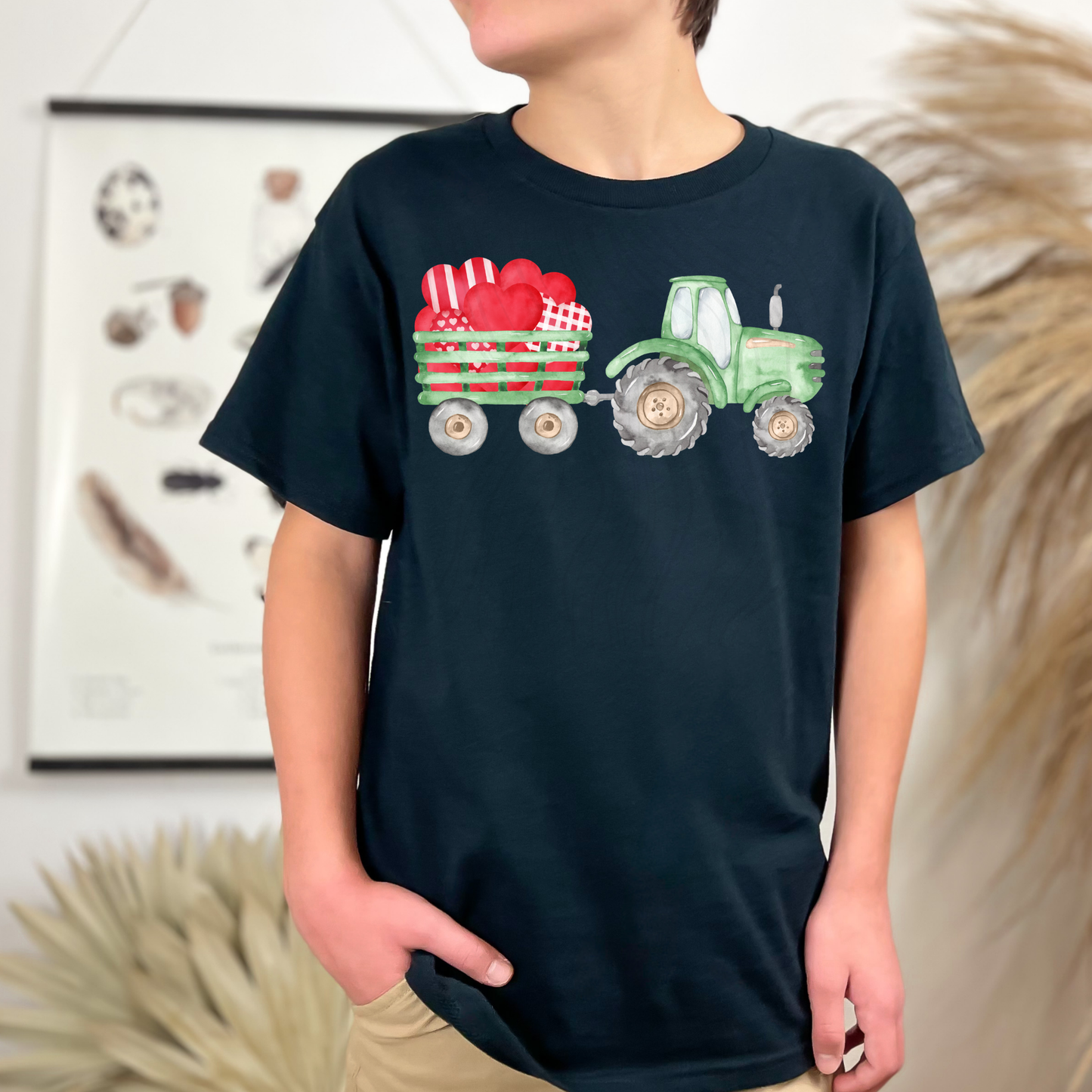 Valentines Day Tractor Transfer