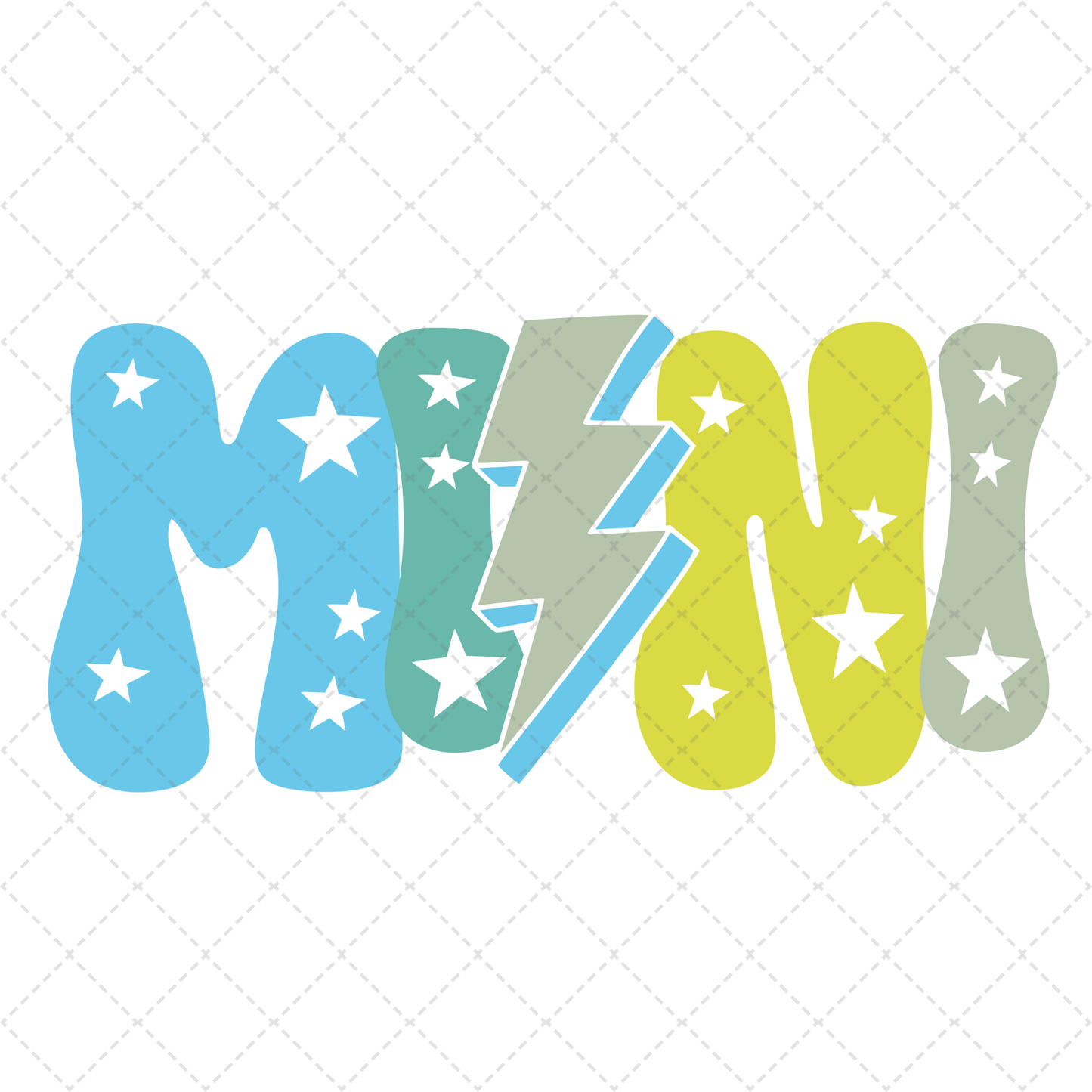 Retro Star Mini Transfer