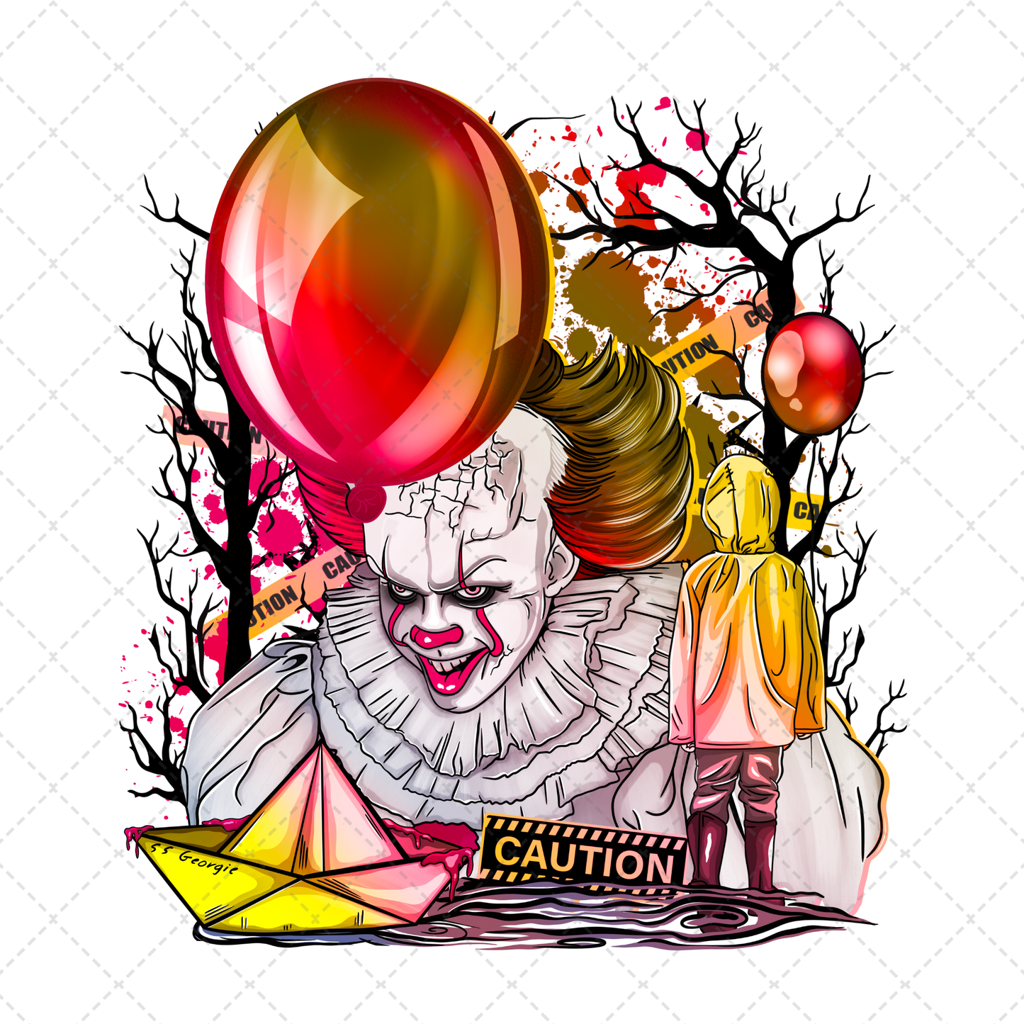 Dancing Clown Transfer