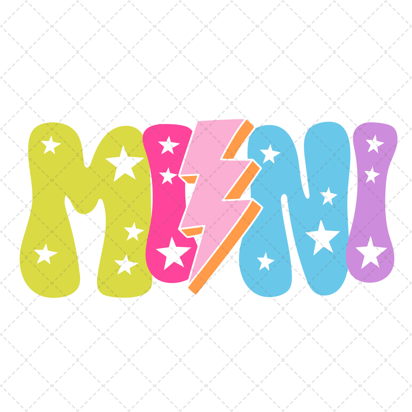 Retro Star Mini Transfer