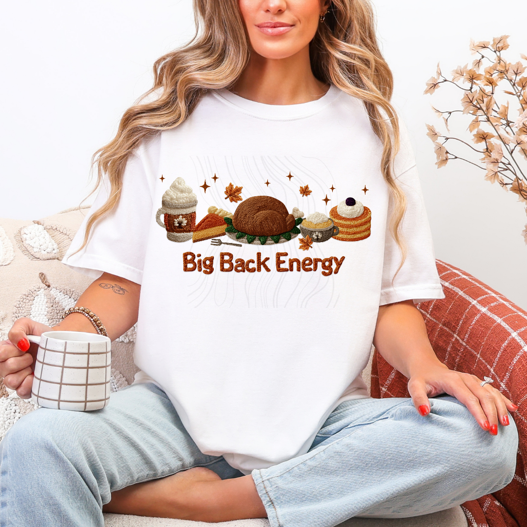 BIG BACK FAUX YARN TRANSFER