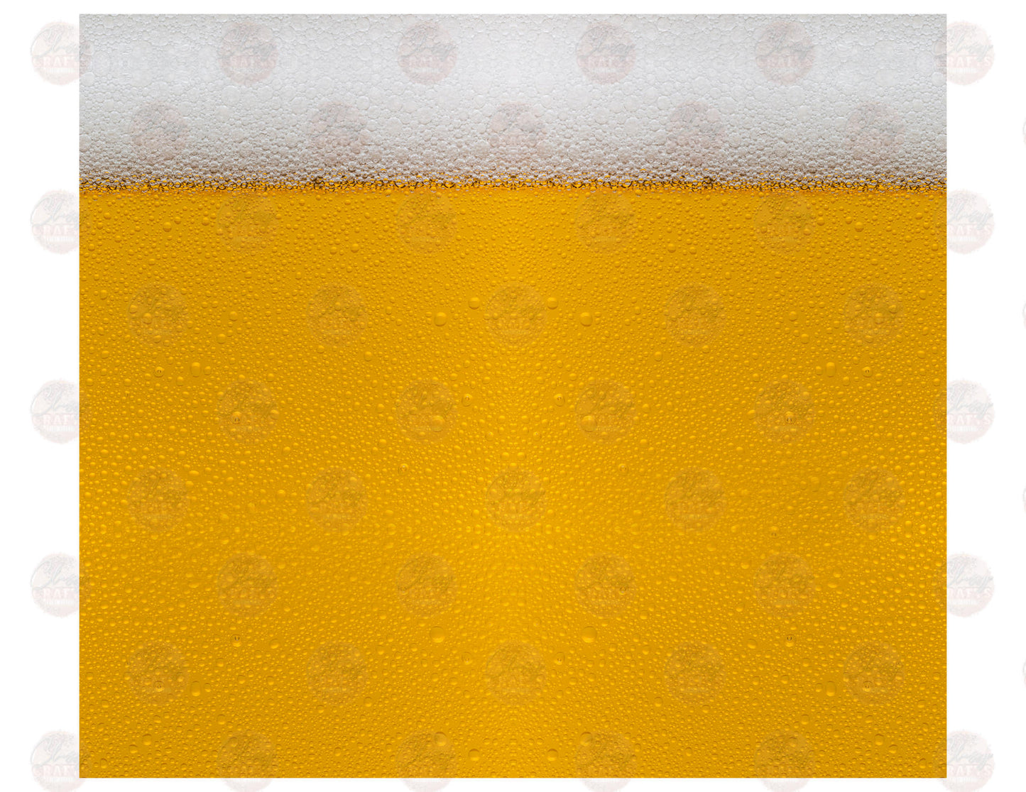 3D Beer Mug Tumbler Wrap